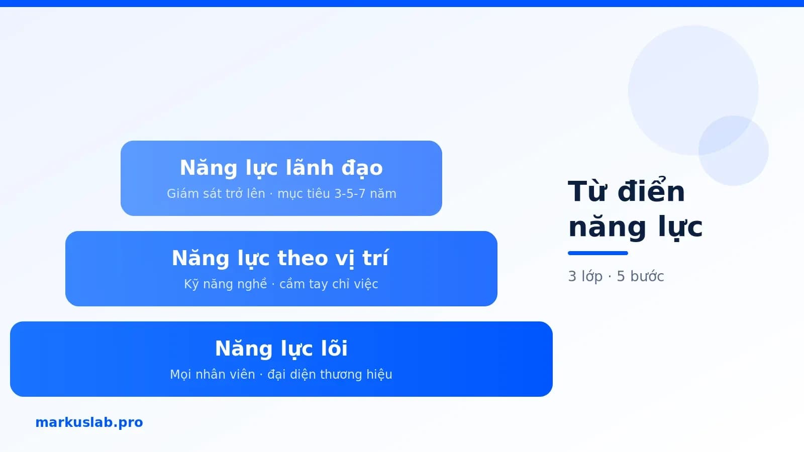 Xây dựng từ điển năng lực: hướng dẫn 5 bước cho L&D